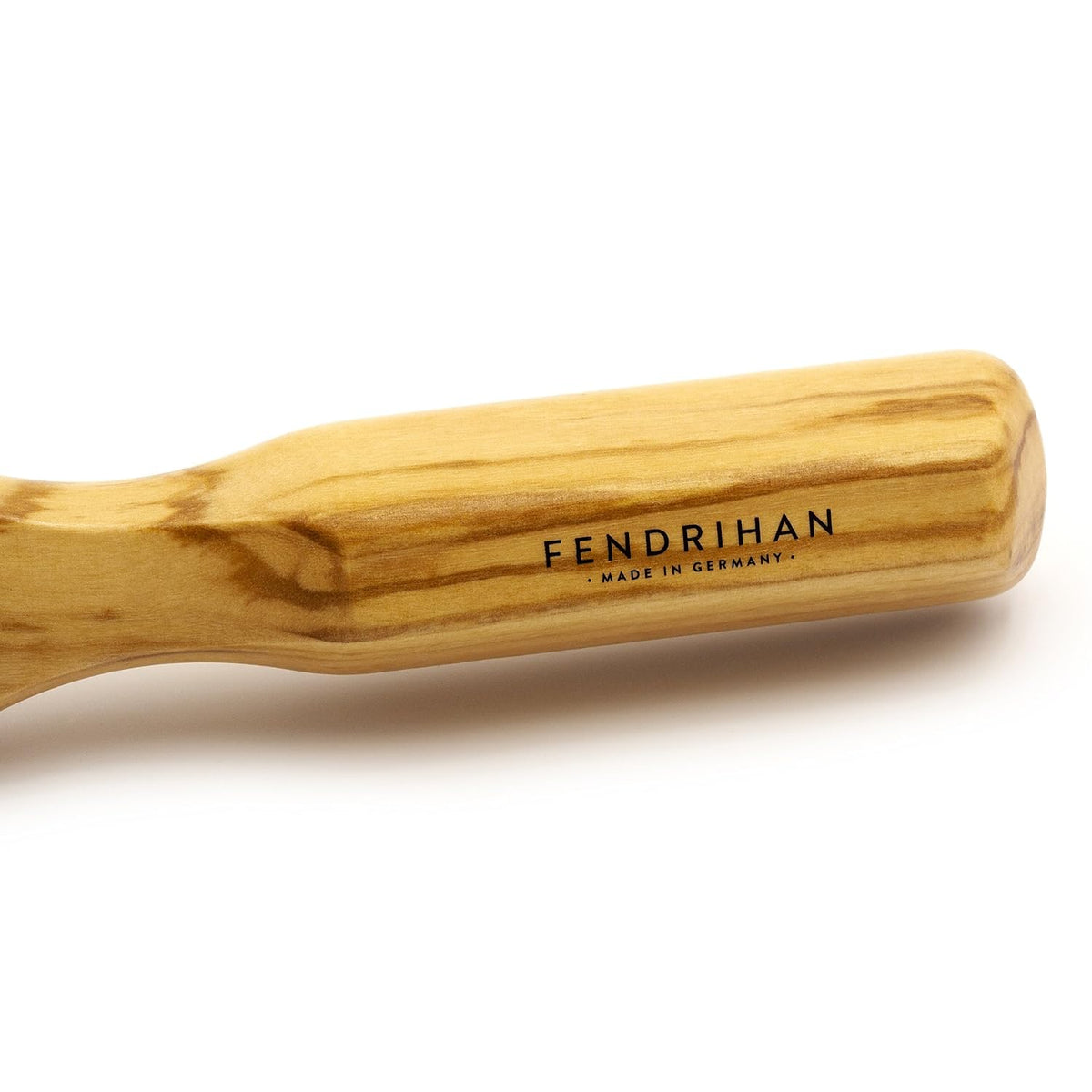 Genuine 100% Medium Stiffness Boar Bristle 5-Row Hairbrush with Polished Olivewood Handle MADE in GERMANY