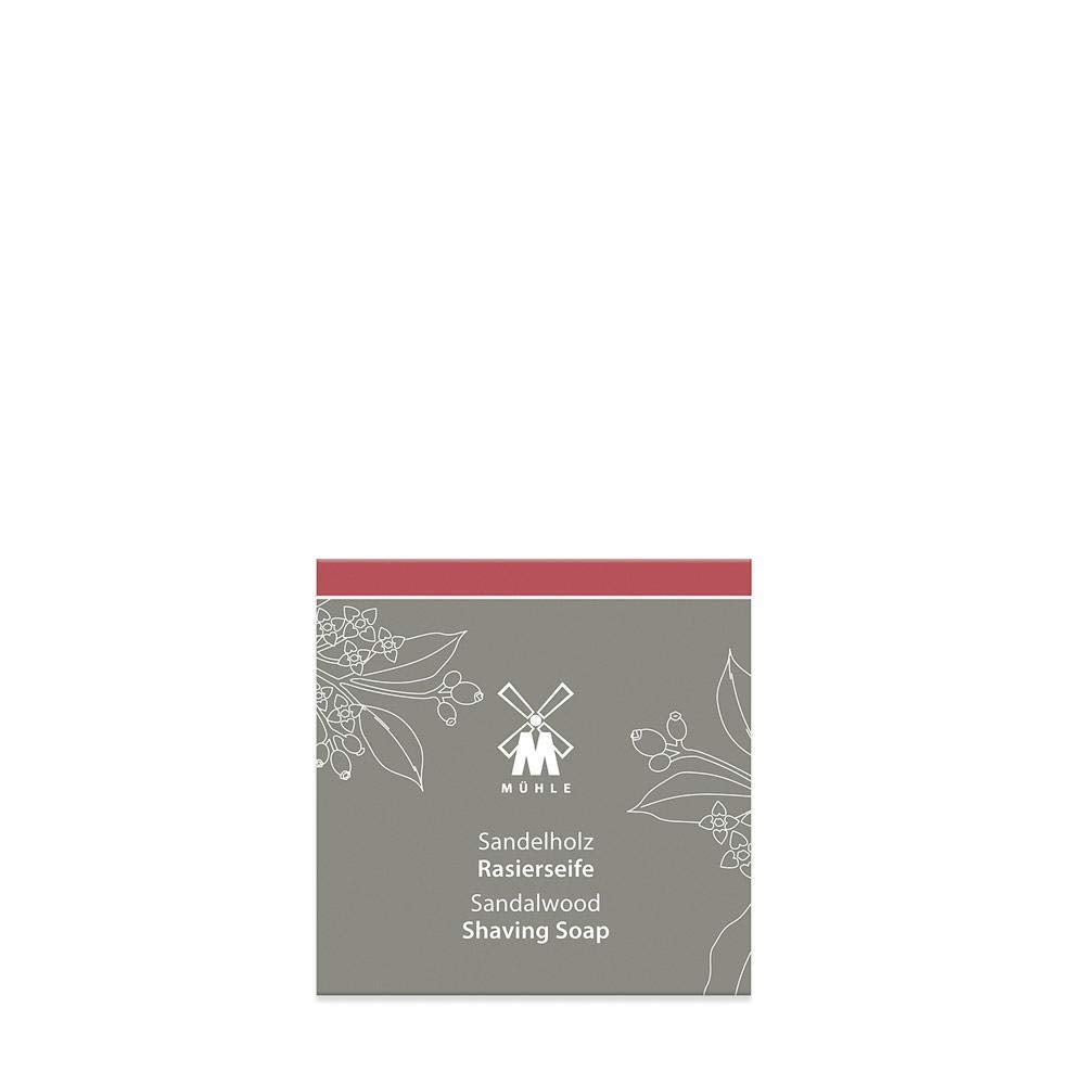 SHAVE CARE Shaving Soap - Sandalwood Luxury Shaving Soap for Men, Rich Lather, Lightly Scented,65G